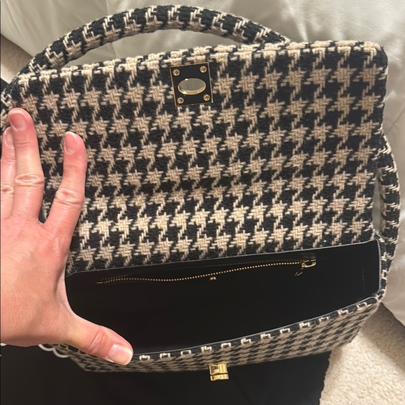 Anine Bing Houndstooth NICO Shoulder Bag - Picture 7 of 13